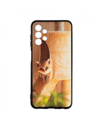 Husă Samsung Galaxy A13 4G TPU Design Orange Cat