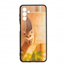 Husă Samsung Galaxy A13 5G TPU Design Orange Cat