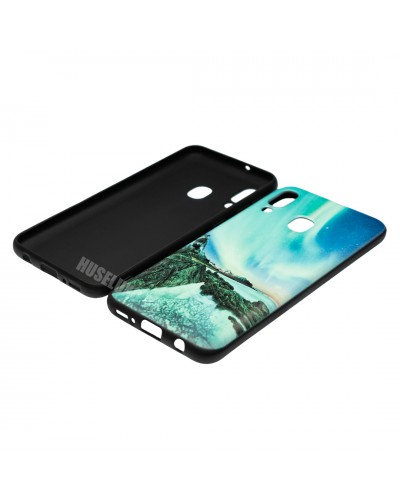 Husă Samsung Galaxy A20e TPU Design Northern Lights