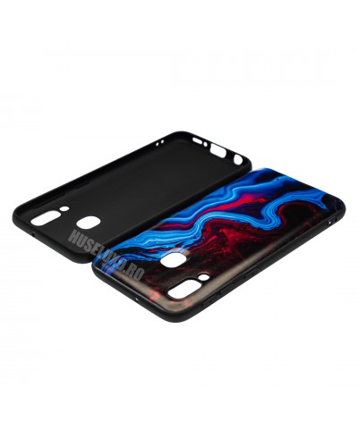 Husă Samsung Galaxy A20e TPU Design Blue Blood