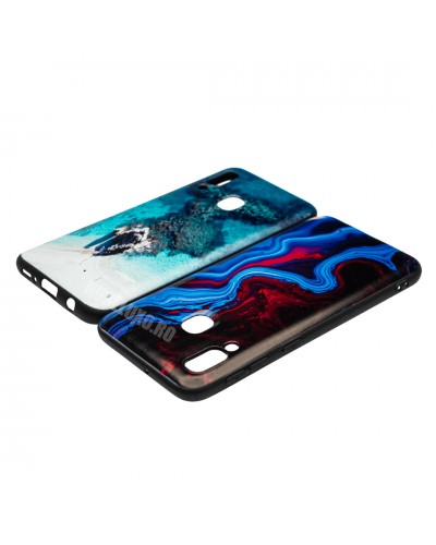 Husă Samsung Galaxy A20e TPU Design Blue Blood