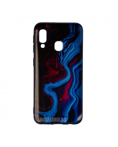 Husă Samsung Galaxy A20e TPU Design Blue Blood
