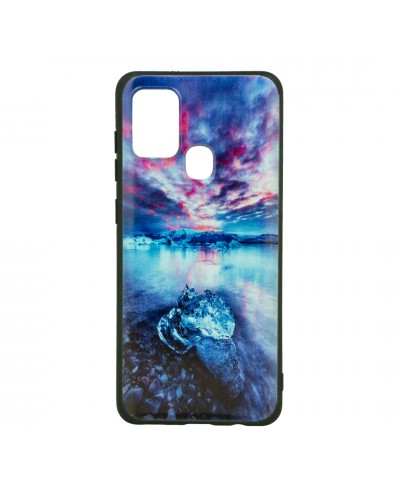 Husă Samsung Galaxy A21s TPU Design Ice Lake