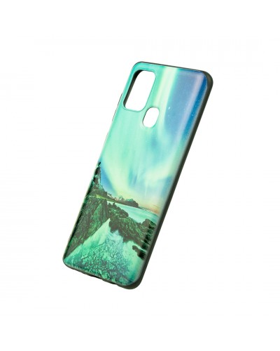 Husă Samsung Galaxy A21s TPU Design Northern Lights