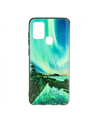 Husă Samsung Galaxy A21s TPU Design Northern Lights