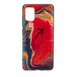 Husă Samsung Galaxy A51 TPU Design Abstract Red