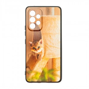 Husă Samsung Galaxy A53 5G TPU Design Orange Cat