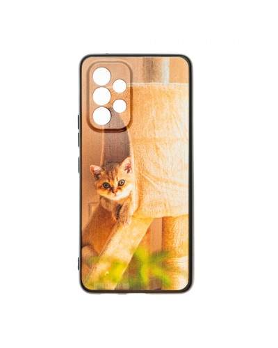 Husă Samsung Galaxy A53 5G TPU Design Orange Cat