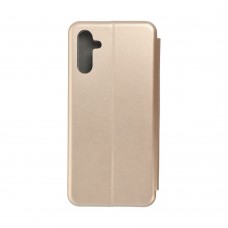 Husă Samsung Galaxy A13 5G / A04s MANGUSTA Elegance Tip Carte cu Magnet, Piele Ecologică - Auriu