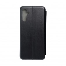 Husă Samsung Galaxy A13 5G / A04s MANGUSTA Elegance Tip Carte cu Magnet, Piele Ecologică - Negru