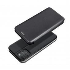 Husă Samsung Galaxy A13 5G / A04s MANGUSTA Elegance Tip Carte cu Magnet, Piele Ecologică - Negru