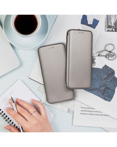 Husă Samsung Galaxy A33 5G Elegance tip carte, Gri Husă Samsung Galaxy A33 5G Elegance tip carte, Gri