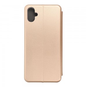 Husă Samsung Galaxy A05 Elegance Book Piele Premium Tip Carte cu Slot Card - Auriu