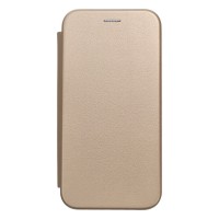 Husă Samsung Galaxy A13 5G / A04s MANGUSTA Elegance Tip Carte cu Magnet, Piele Ecologică - Auriu