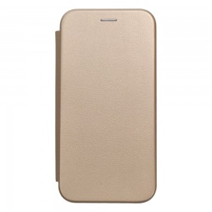 Husă Samsung Galaxy A13 5G / A04s MANGUSTA Elegance Tip Carte cu Magnet, Piele Ecologică - Auriu