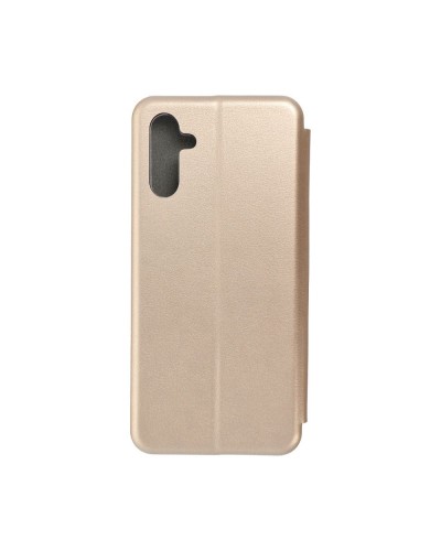 Husă Samsung Galaxy A13 5G / A04s MANGUSTA Elegance Tip Carte cu Magnet, Piele Ecologică - Auriu