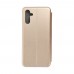 Husă Samsung Galaxy A13 5G / A04s MANGUSTA Elegance Tip Carte cu Magnet, Piele Ecologică - Auriu