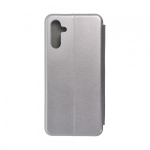 Husă Samsung Galaxy A13 5G / A04s MANGUSTA Elegance Tip Carte cu Magnet, Piele Ecologică - Gri