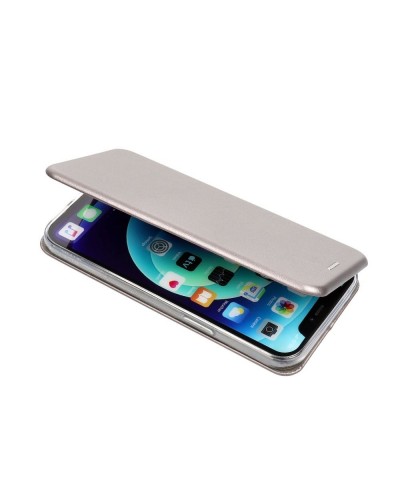 Husă Samsung Galaxy A13 5G / A04s MANGUSTA Elegance Tip Carte cu Magnet, Piele Ecologică - Gri