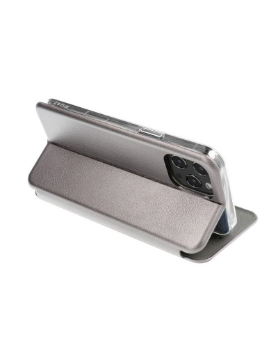 Husă Samsung Galaxy A13 5G / A04s MANGUSTA Elegance Tip Carte cu Magnet, Piele Ecologică - Gri