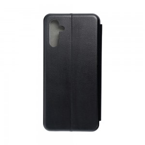 Husă Samsung Galaxy A13 5G / A04s MANGUSTA Elegance Tip Carte cu Magnet, Piele Ecologică - Negru