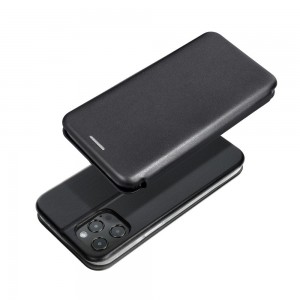 Husă Samsung Galaxy A13 5G / A04s MANGUSTA Elegance Tip Carte cu Magnet, Piele Ecologică - Negru