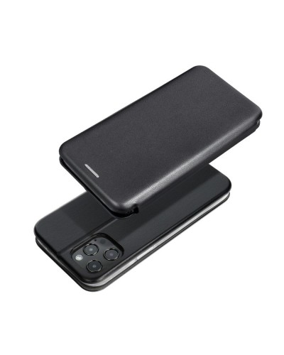 Husă Samsung Galaxy A13 5G / A04s MANGUSTA Elegance Tip Carte cu Magnet, Piele Ecologică - Negru