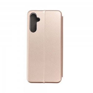 Husă Samsung Galaxy A14 Elegance Book Piele Premium Tip Carte cu Slot Card - Auriu