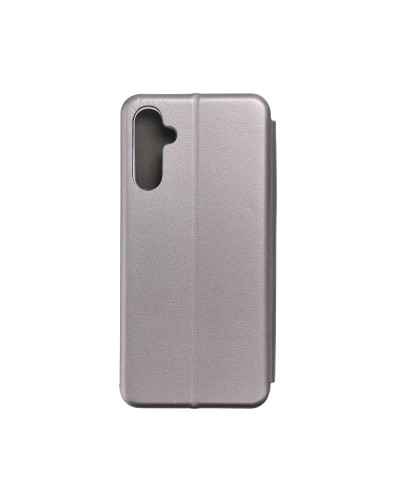 Husă Samsung Galaxy A14 Elegance Book Piele Premium Tip Carte cu Slot Card - Gri