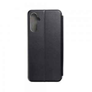Husă Samsung Galaxy A14 Elegance Book Piele Premium Tip Carte cu Slot Card - Negru