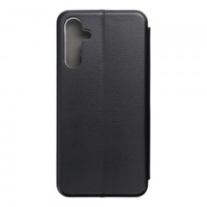 Husă Samsung Galaxy A15 Elegance Book Piele Premium Tip Carte cu Slot Card - Negru