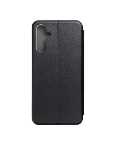 Husă Samsung Galaxy A15 Elegance Book Piele Premium Tip Carte cu Slot Card - Negru
