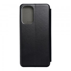 Husă Samsung Galaxy A23 5G Forcell Elegance Tip Carte cu Magnet, Piele Ecologică - Negru