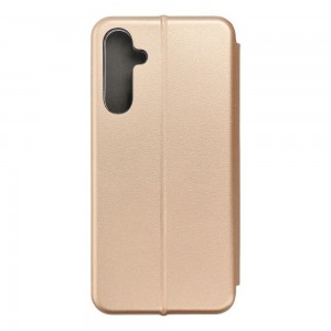 Husă Samsung Galaxy A25 Elegance Book Piele Premium Tip Carte cu Slot Card - Auriu