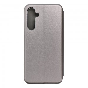 Husă Samsung Galaxy A25 Elegance Book Piele Premium Tip Carte cu Slot Card - Gri