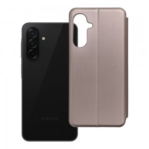 Husă Samsung Galaxy A26 Elegance Book Piele Premium Tip Carte cu Slot Card - Gri
