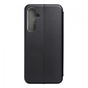 Husă Samsung Galaxy A35 Elegance Book Piele Premium Tip Carte cu Slot Card - Negru