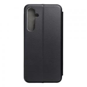Husă Samsung Galaxy A55 Elegance Book Piele Premium Tip Carte cu Slot Card - Negru