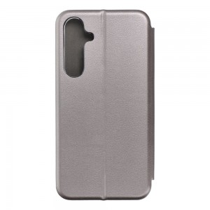Husă Samsung Galaxy S24 Plus Elegance Book Piele Premium Tip Carte cu Slot Card - Gri