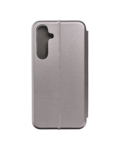 Husă Samsung Galaxy S24 Plus Elegance Book Piele Premium Tip Carte cu Slot Card - Gri