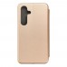 Husă Samsung Galaxy S25 Elegance Book Piele Premium Tip Carte cu Slot Card - Auriu