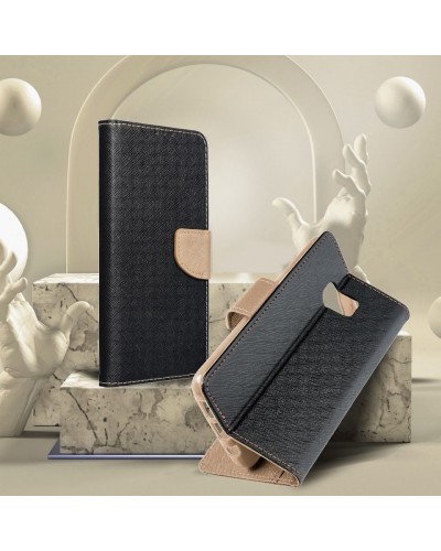 Husă Samsung Galaxy A03 Fancy Book tip carte, Negru