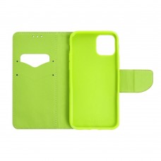 Husă Samsung Galaxy A13 5G / A04s Fancy Book Tip Carte cu Magnet și 2 Sloturi Card + Buzunar - Albastru