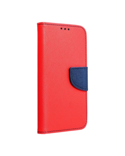 Husă Samsung Galaxy A13 5G / A04s Fancy Book Tip Carte cu Magnet și 2 Sloturi Card + Buzunar - Roșu