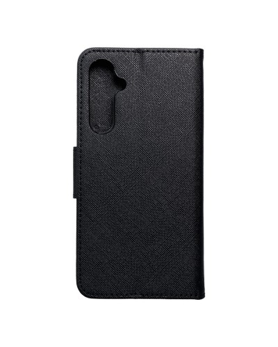 Husă Samsung Galaxy S23 FE Fancy Book Tip Carte cu Magnet și 2 Sloturi Card + Buzunar - Negru Husă Samsung Galaxy S23 FE Fancy Book Tip Carte cu Magnet și 2 Sloturi Card + Buzunar - Negru
