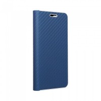Husă Samsung Galaxy Note 20 Ultra Forcell Luna Book tip carte, ramă metalică, Albastru