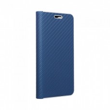 Husă Samsung Galaxy Note 20 Ultra Forcell Luna Book tip carte, ramă metalică, Albastru