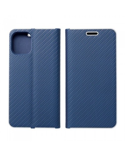 Husă Samsung Galaxy Note 20 Ultra Forcell Luna Book tip carte, ramă metalică, Albastru Husă Samsung Galaxy Note 20 Ultra Forcell Luna Book tip carte, ramă metalică, Albastru