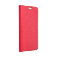 Husă Samsung Galaxy A53 5G Forcell Luna Book tip carte, ramă metalică, Rosu