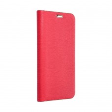 Husă Samsung Galaxy A53 5G Forcell Luna Book tip carte, ramă metalică, Rosu
